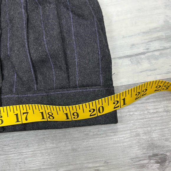 Tallia Grey w/ Purple Pinstripe Double Breasted Suit 52L - Picture 5 of 8